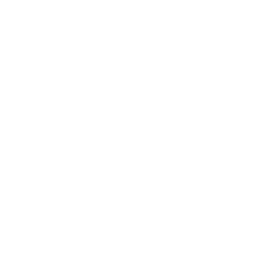 A simple black and white icon of a cat